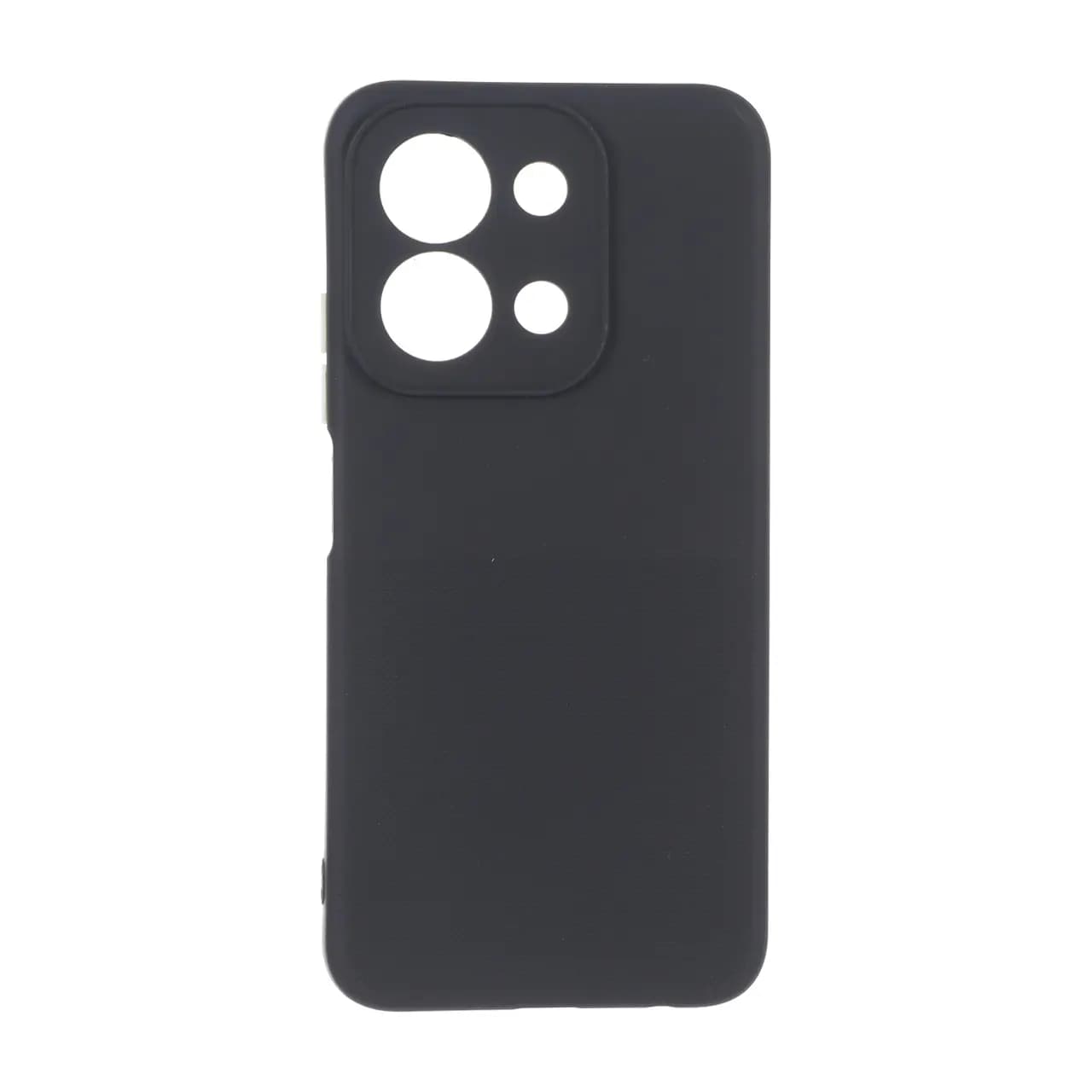 قاب سوزنی دکمه رنگی محافظ لنزدار نسخه گلوبال Xiaomi Redmi 15C / Poco C85 – مشکی