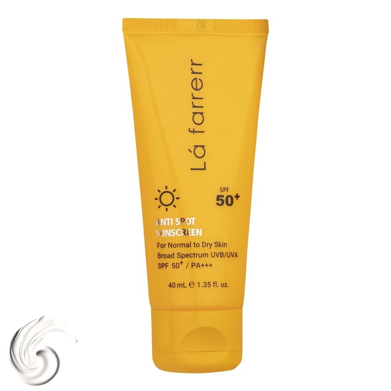 کرم ضدآفتاب و ضدلک بی‌رنگ لافارر، مدل SPF50،مناسب پوست‌های خشک و معمولی، حجم 40 م(1406)