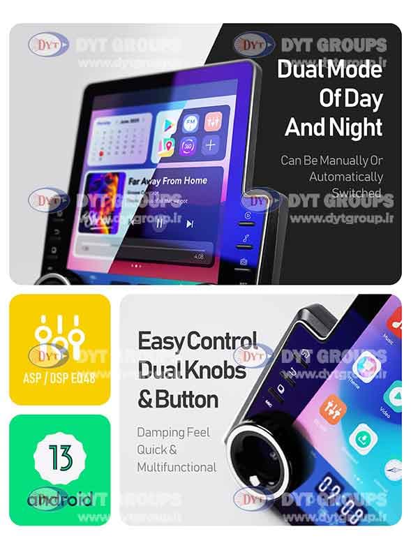مانیتور ولوم‌دار هاوال اچ H2 برند دایموند مدل V97 تسلایی وینکا – 9.7 اینچ — تصویر ۴
