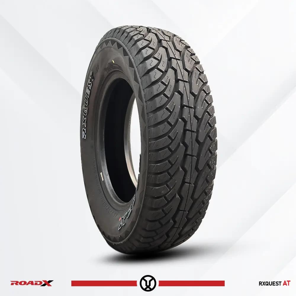 لاستیک رودکس سایز 225/70R16 مدل 2025-AT 6PR حروف سفید