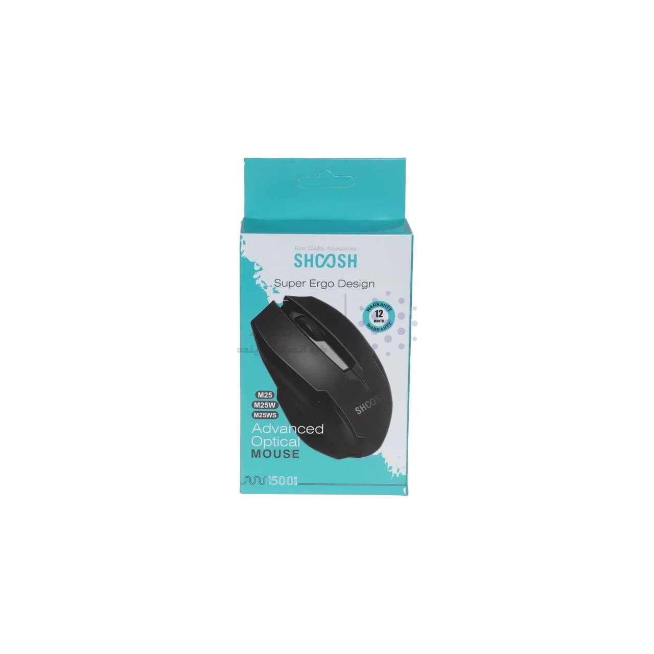 ماوس بی سیم Shoosh مدل M25W – مشکی – SMO — تصویر ۲