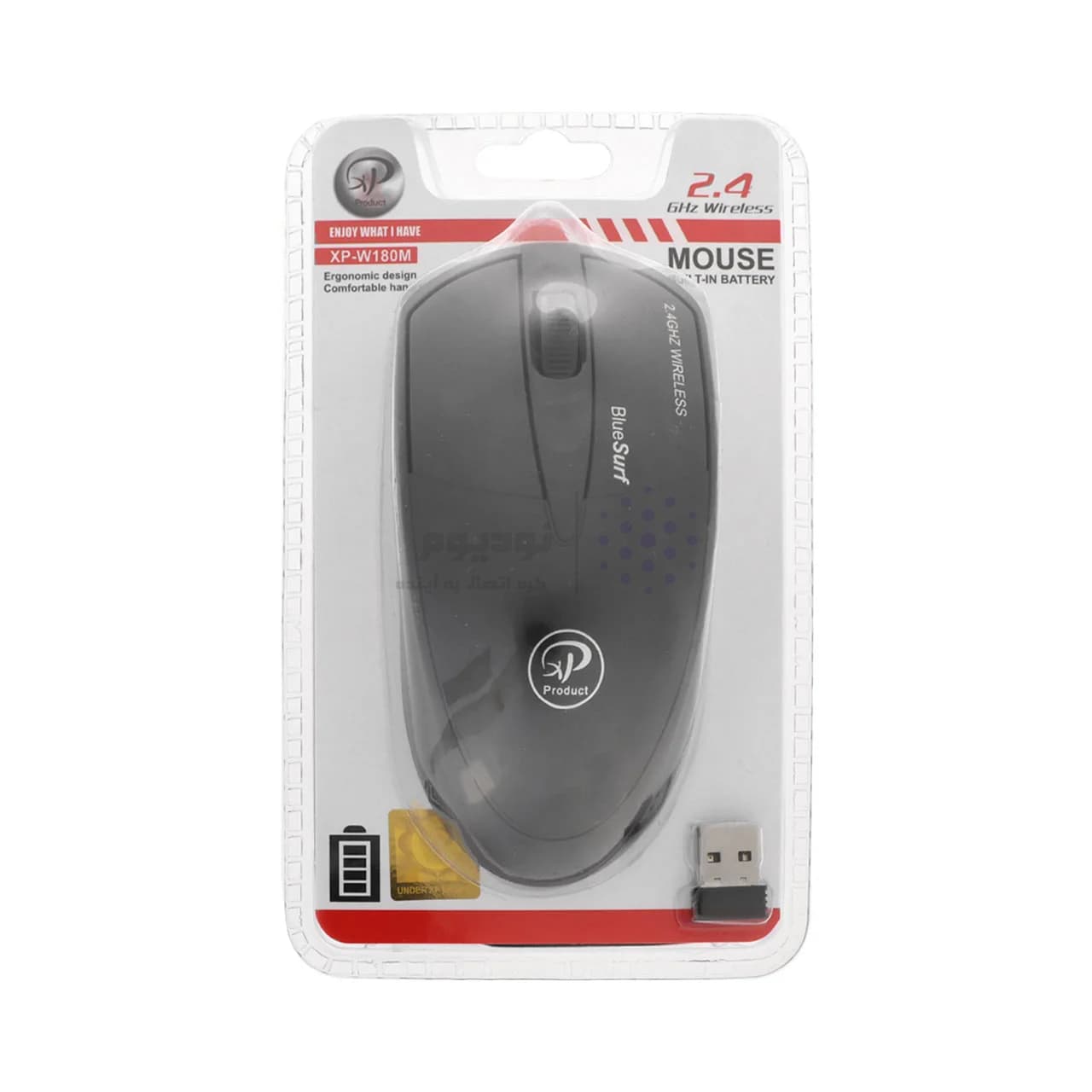 ماوس بی سیم XP Product مدل XP-W180M – مشکی – RYL — تصویر ۲