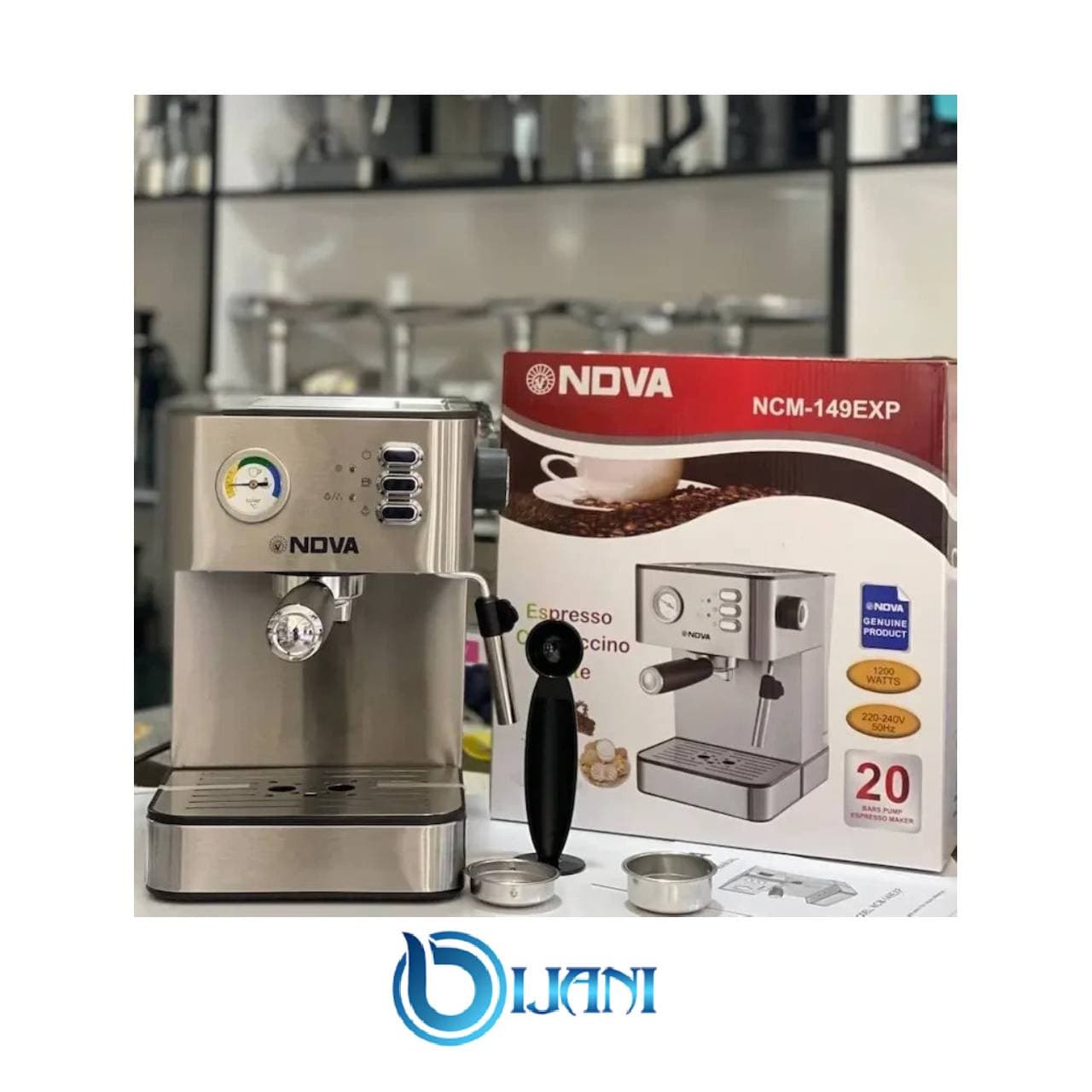 اسپرسوساز برند ندوا مدل NDVA NCM-149EXPS