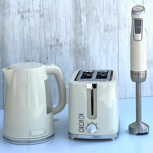 ست صبحانه ساز وگاترونیکس VE-237 گوشتکوب کتری برقی و تستر نان — تصویر ۳