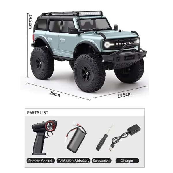 ماشین کنترلی آفرود Ford Bronco 4X4 فورد برانکو مقیاس 1:18 مدل RTR — تصویر ۴