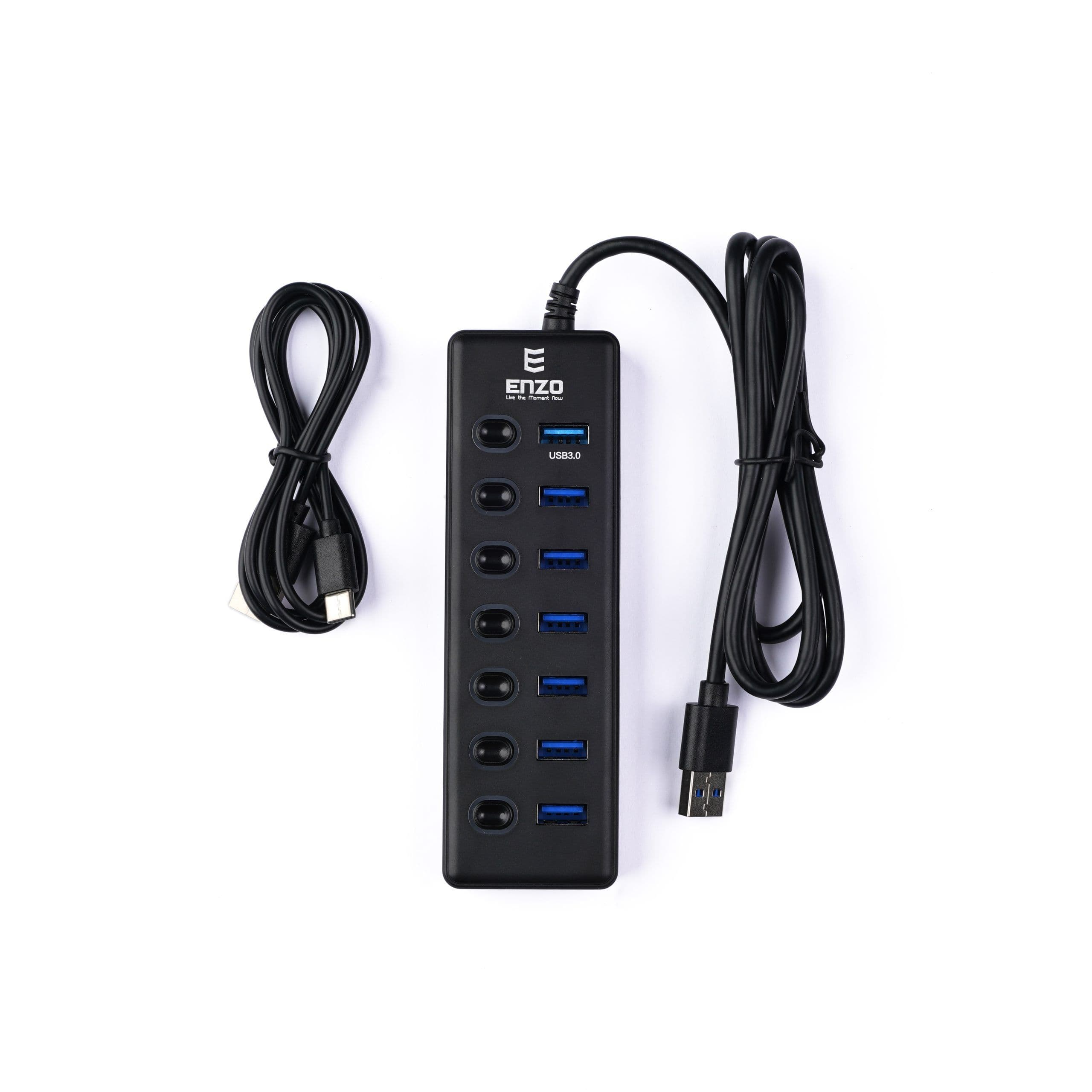 هاب 7 پورت USB3.0 آداپتور خور انزو مدل ENZO USB UH-70A — تصویر ۴