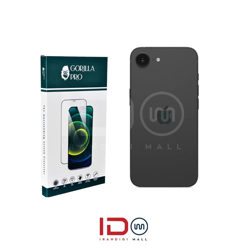 گلس و محافظ هیدروژلی (مات) بدنه گوشی اپل مدل iPhone 16e