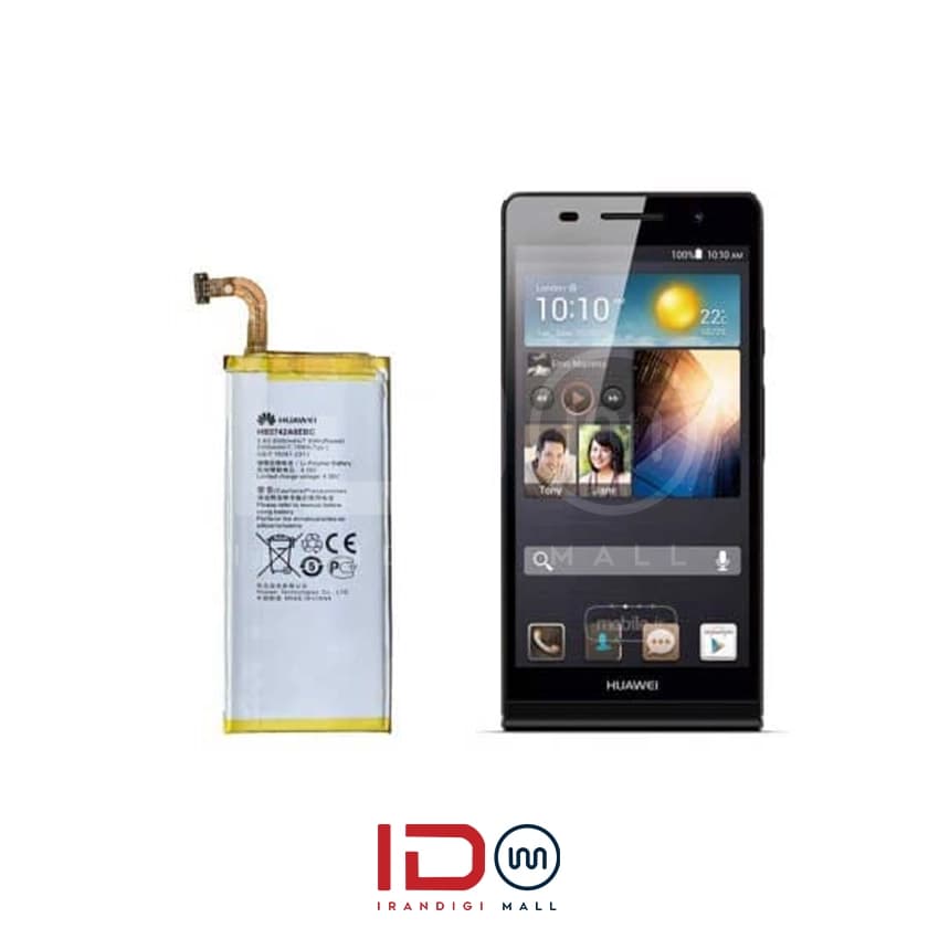 باتری اورجینال گوشی هواوی مدل Huawei Ascend P6 با یک سال گارانتی بی قید و شرط