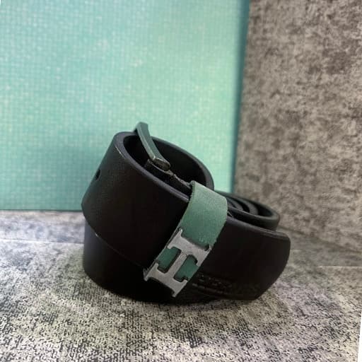 کمربند چرم هرمس مردانه کد (4589) — تصویر ۲