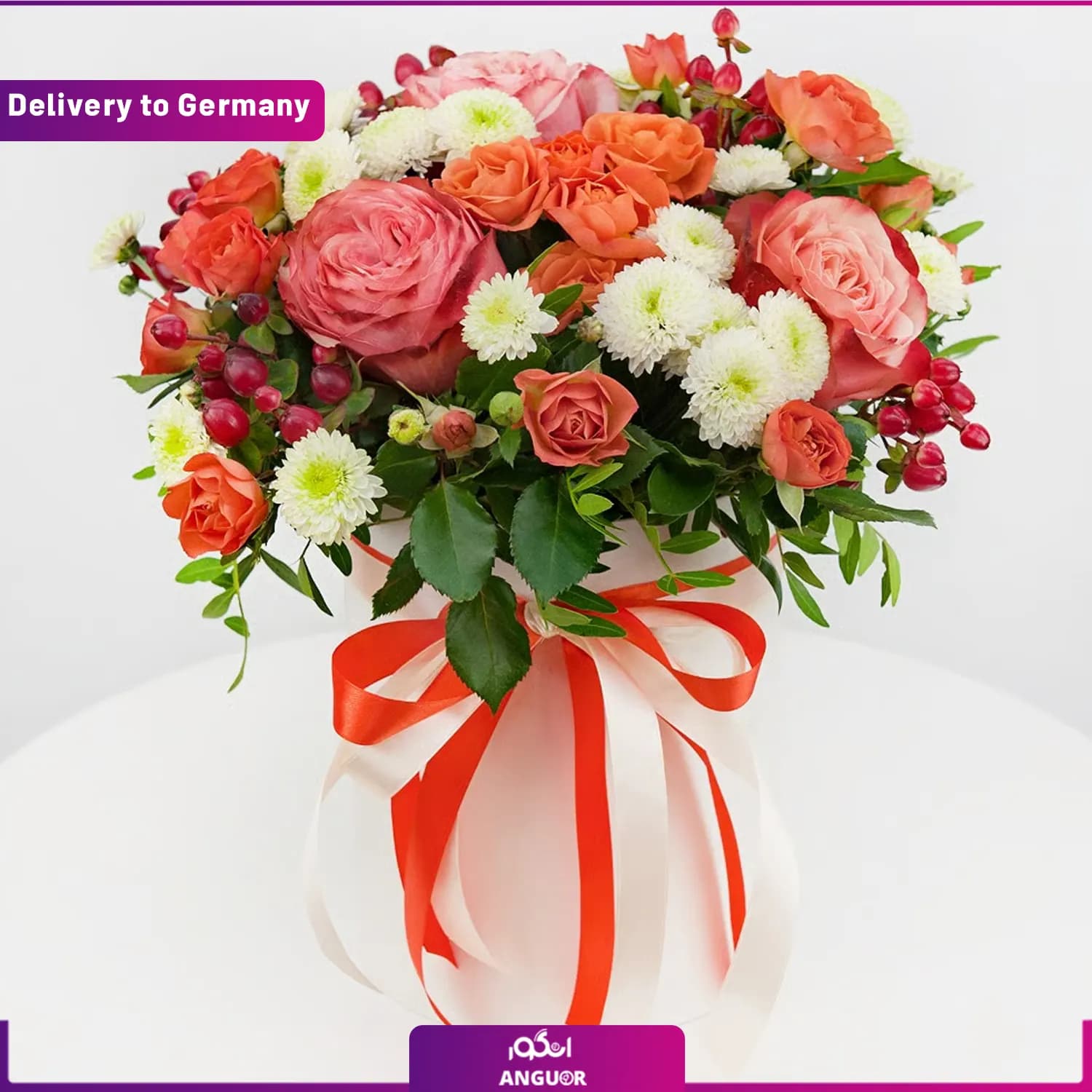 دسته گل هالووین گرم (ارسال گل به آلمان)