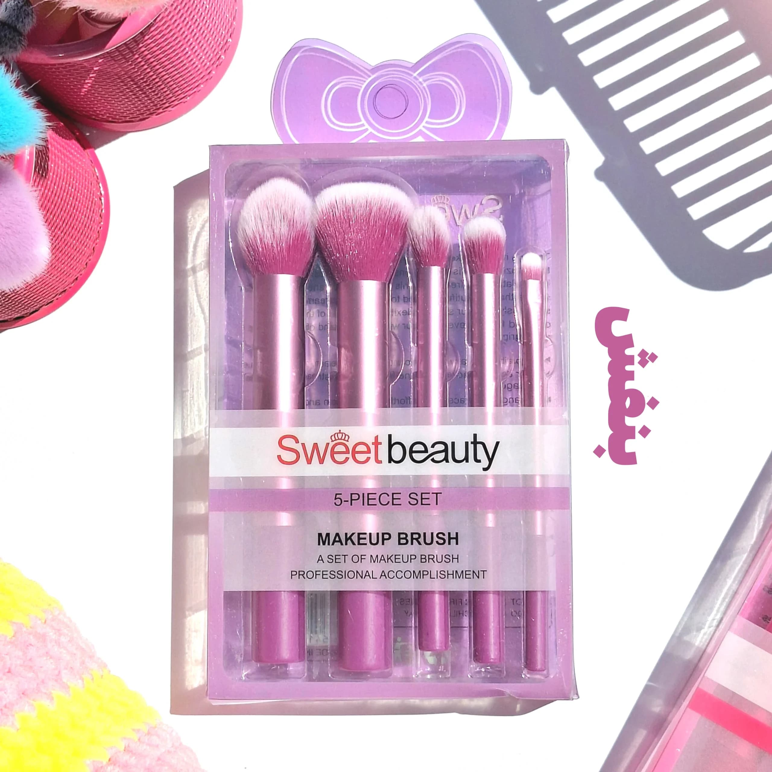 ست براش آرایشی 5 تکه Sweet Beauty — تصویر ۵