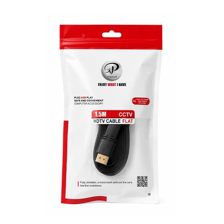 کابل 1.5 متری HDMI FLAT برند XP — تصویر ۳