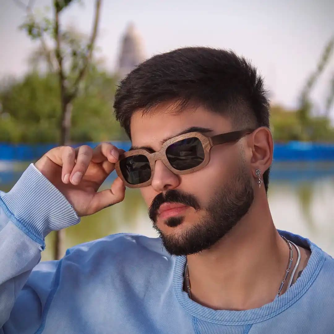 عینک چوبی مید وود مدل O058 — تصویر ۳