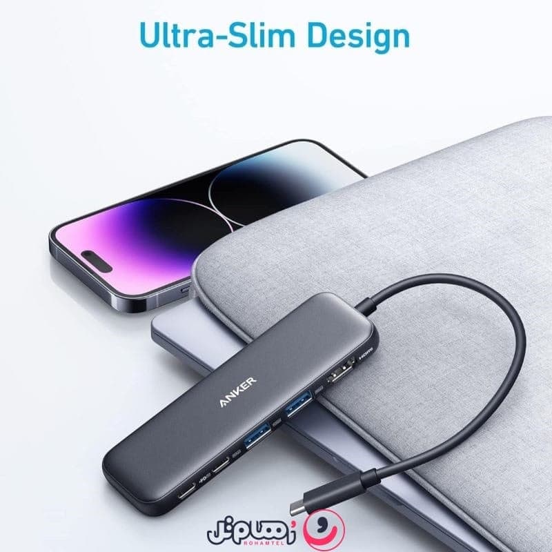 هاب USB-C پنج کاره انکر Anker 332 5-in-1 مدل A8355 — تصویر ۲