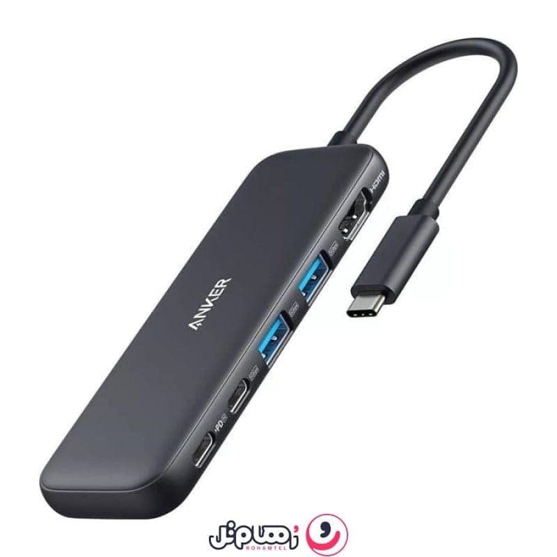 هاب USB-C پنج کاره انکر Anker 332 5-in-1 مدل A8355