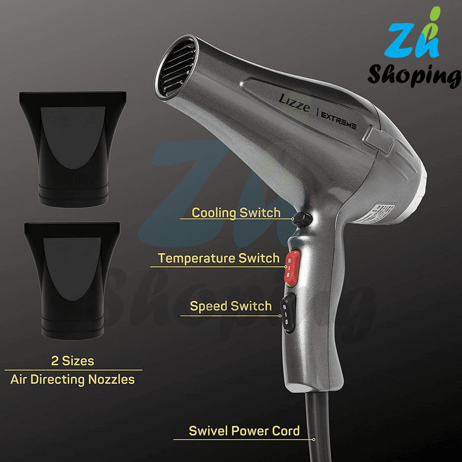 سشوار حرفه ای لیز مدل EXTREME 2400 اورجینال — تصویر ۳