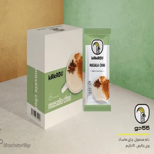 ساشه چای ماسالا کرگدن بسته 10 عددی