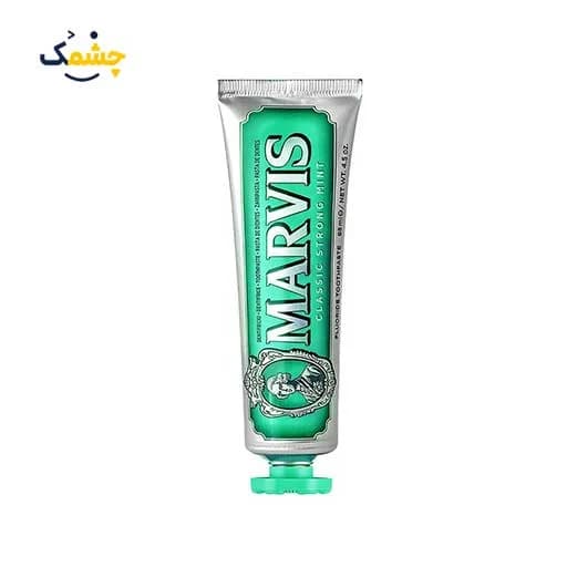 خمیردندان لوکس مارویس (Marvis) اصل ایتالیا – مدل‌های متنوع (سفیدکننده، نعنا، زنجبیل، یاسمن و دارچین) حجم ۸۵ میلی‌لیتر — تصویر ۴