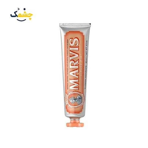 خمیردندان لوکس مارویس (Marvis) اصل ایتالیا – مدل‌های متنوع (سفیدکننده، نعنا، زنجبیل، یاسمن و دارچین) حجم ۸۵ میلی‌لیتر — تصویر ۸