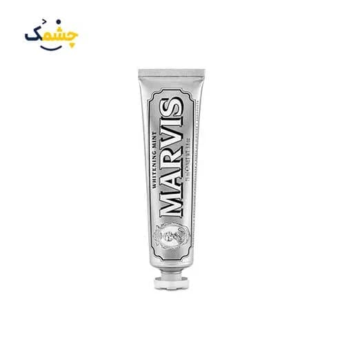 خمیردندان لوکس مارویس (Marvis) اصل ایتالیا – مدل‌های متنوع (سفیدکننده، نعنا، زنجبیل، یاسمن و دارچین) حجم ۸۵ میلی‌لیتر — تصویر ۶