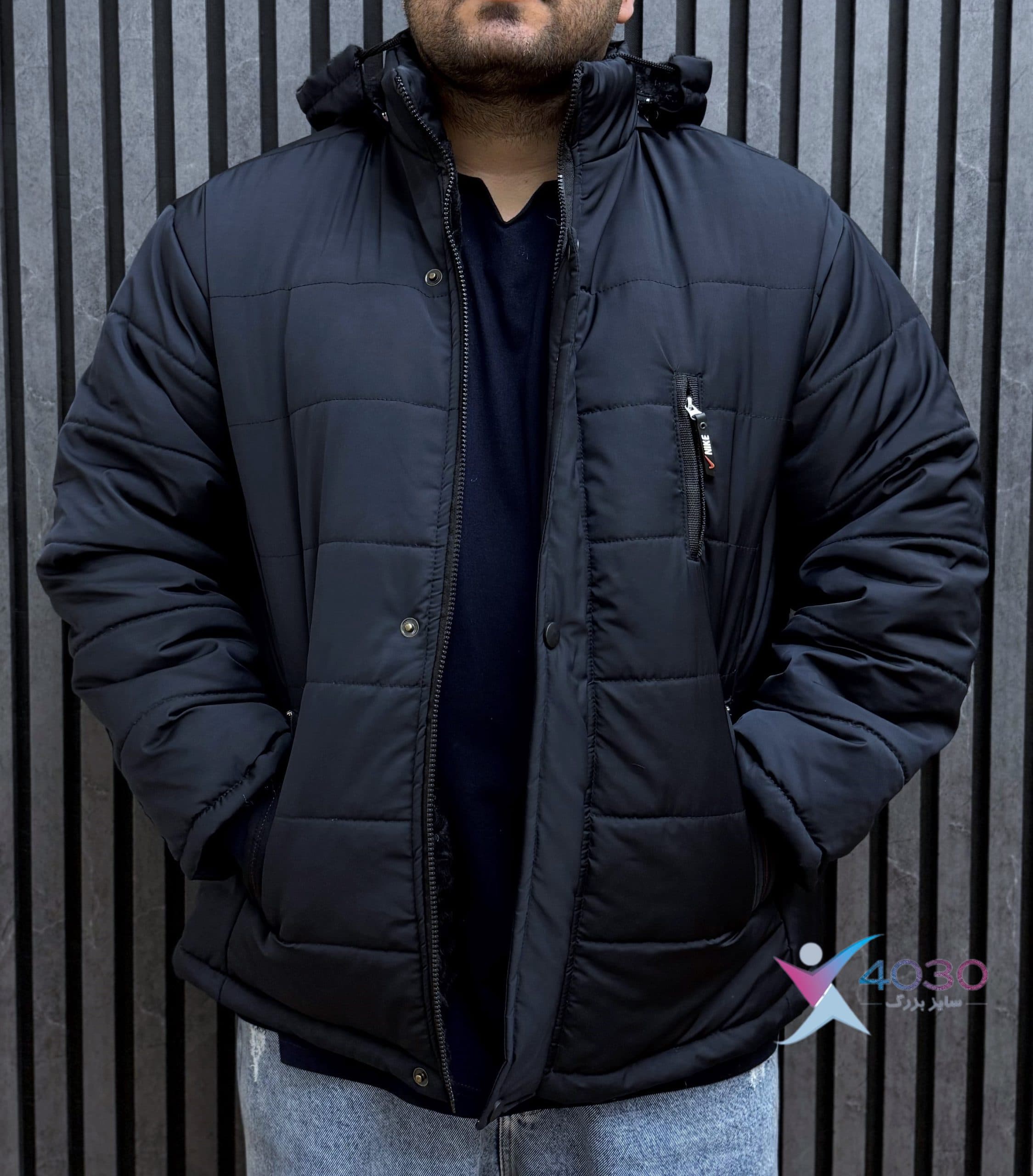 کاپشن Navy blue سایزبزرگ ( 5270 ) — تصویر ۵