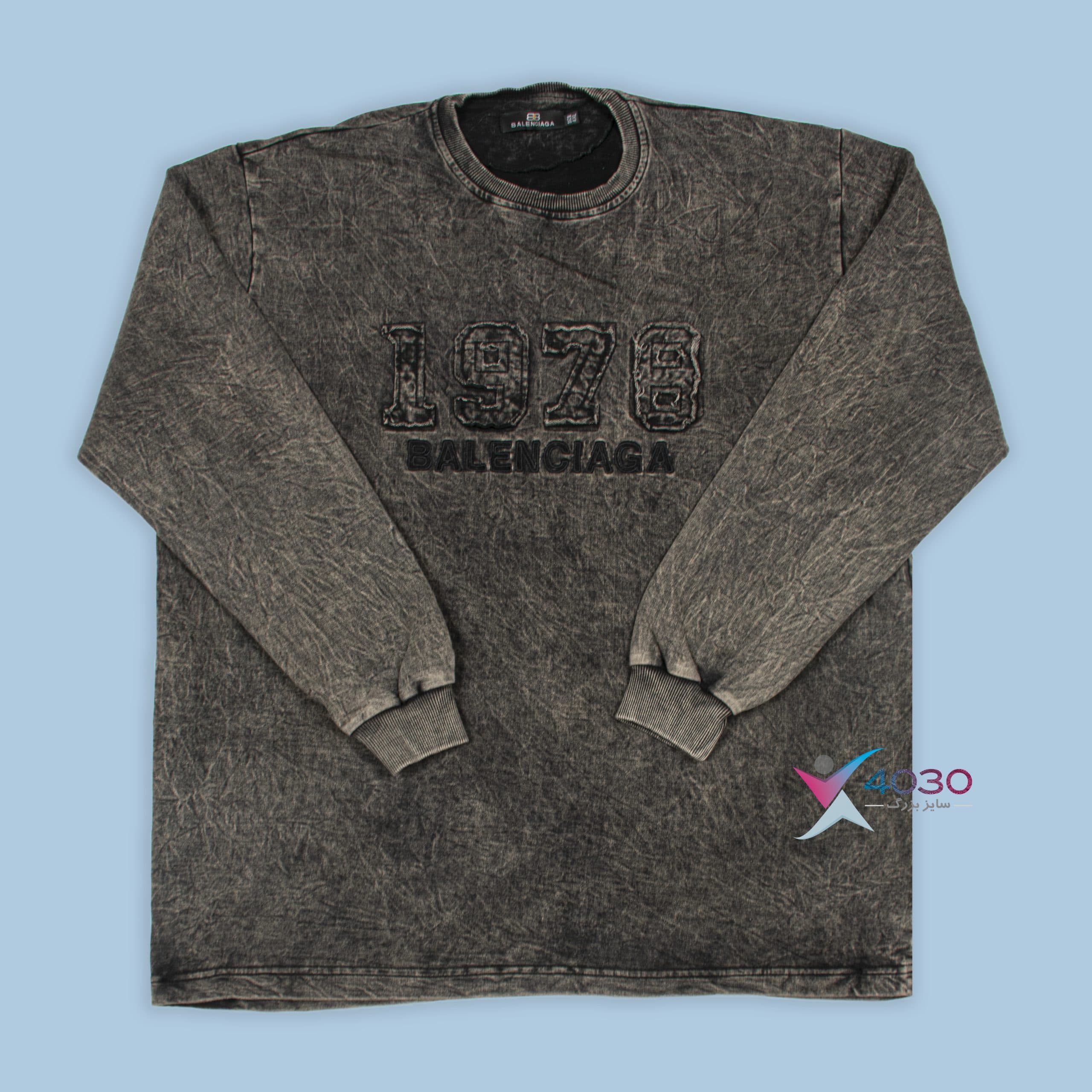 بلوز سنگشور BALENCIAGA 1978 سایزبزرگ ( 5218 ) — تصویر ۸