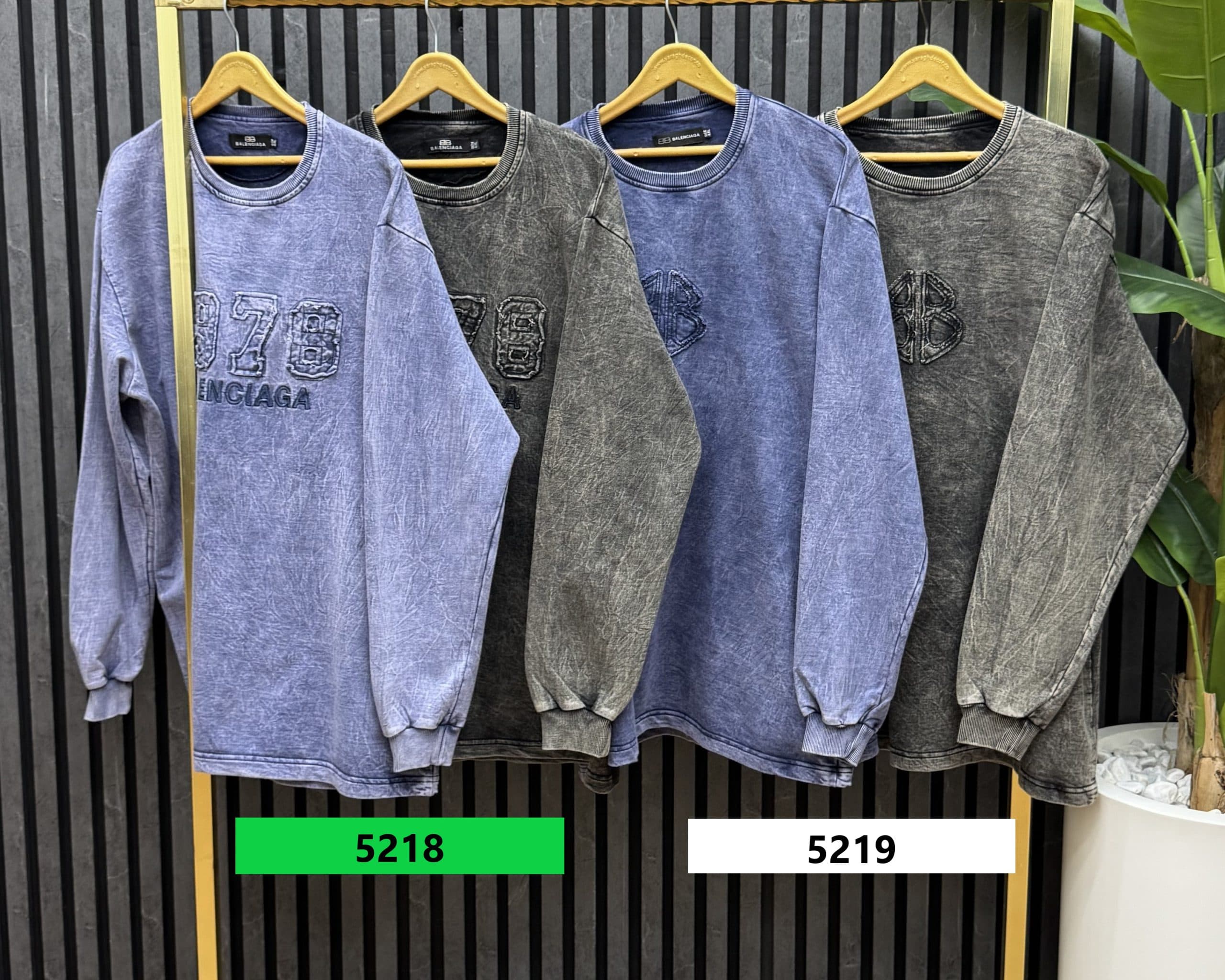بلوز سنگشور BALENCIAGA 1978 سایزبزرگ ( 5218 ) — تصویر ۴