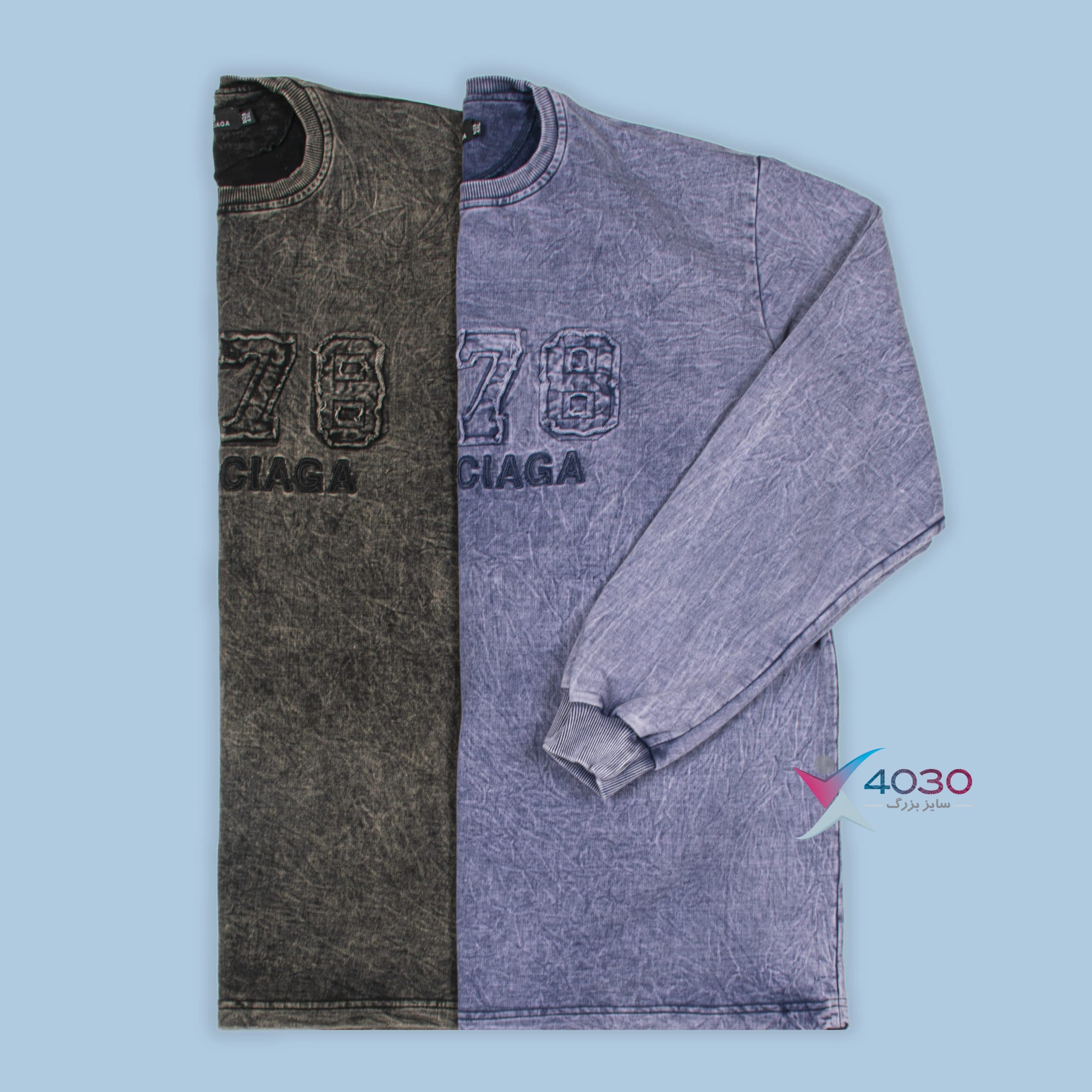 بلوز سنگشور BALENCIAGA 1978 سایزبزرگ ( 5218 )