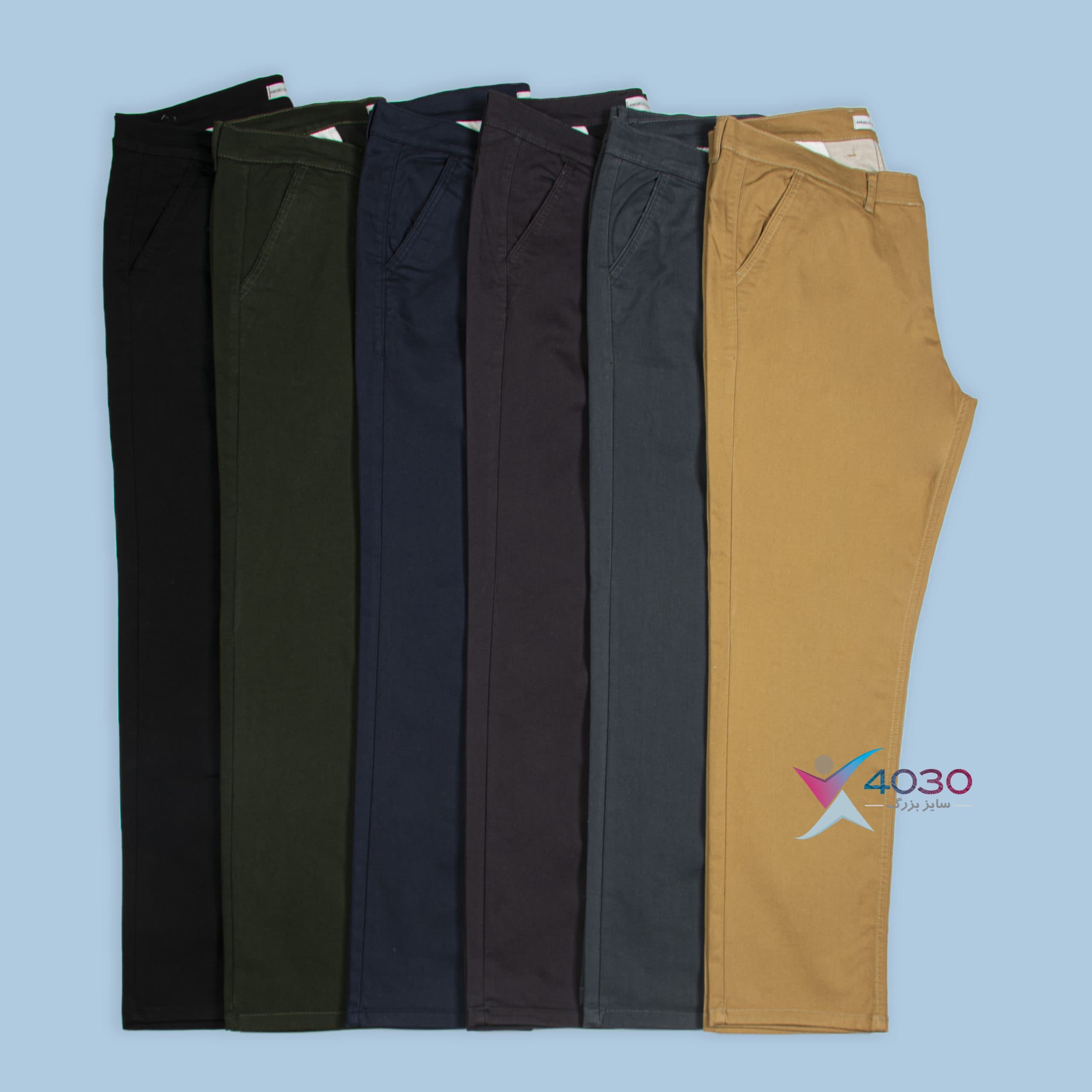 شلوار کتان polo سایزبزرگ ( 4425 )