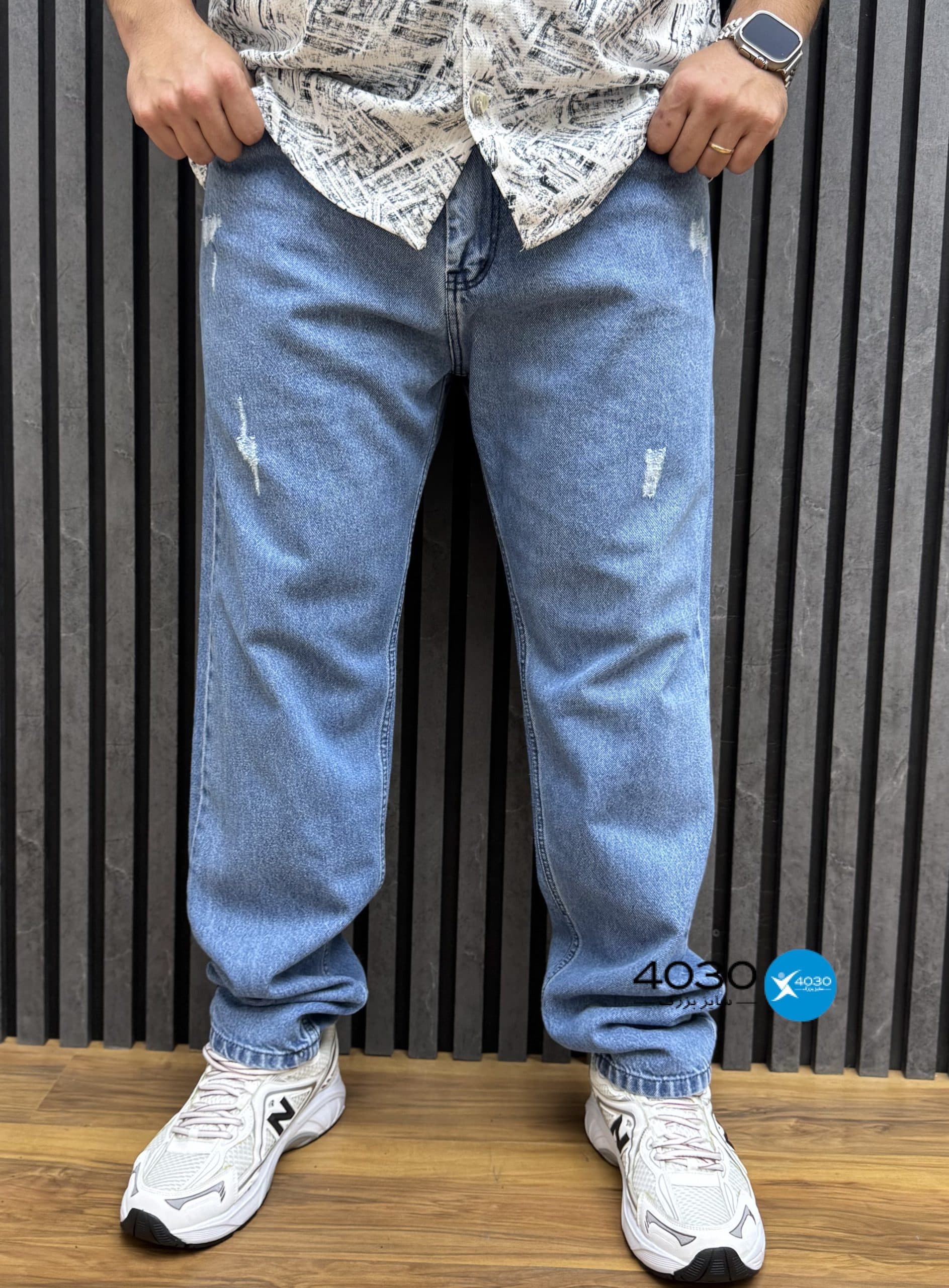 شلوار جین مام فیت زاپدار ZARA سایزبزرگ ( 4489 ) — تصویر ۲