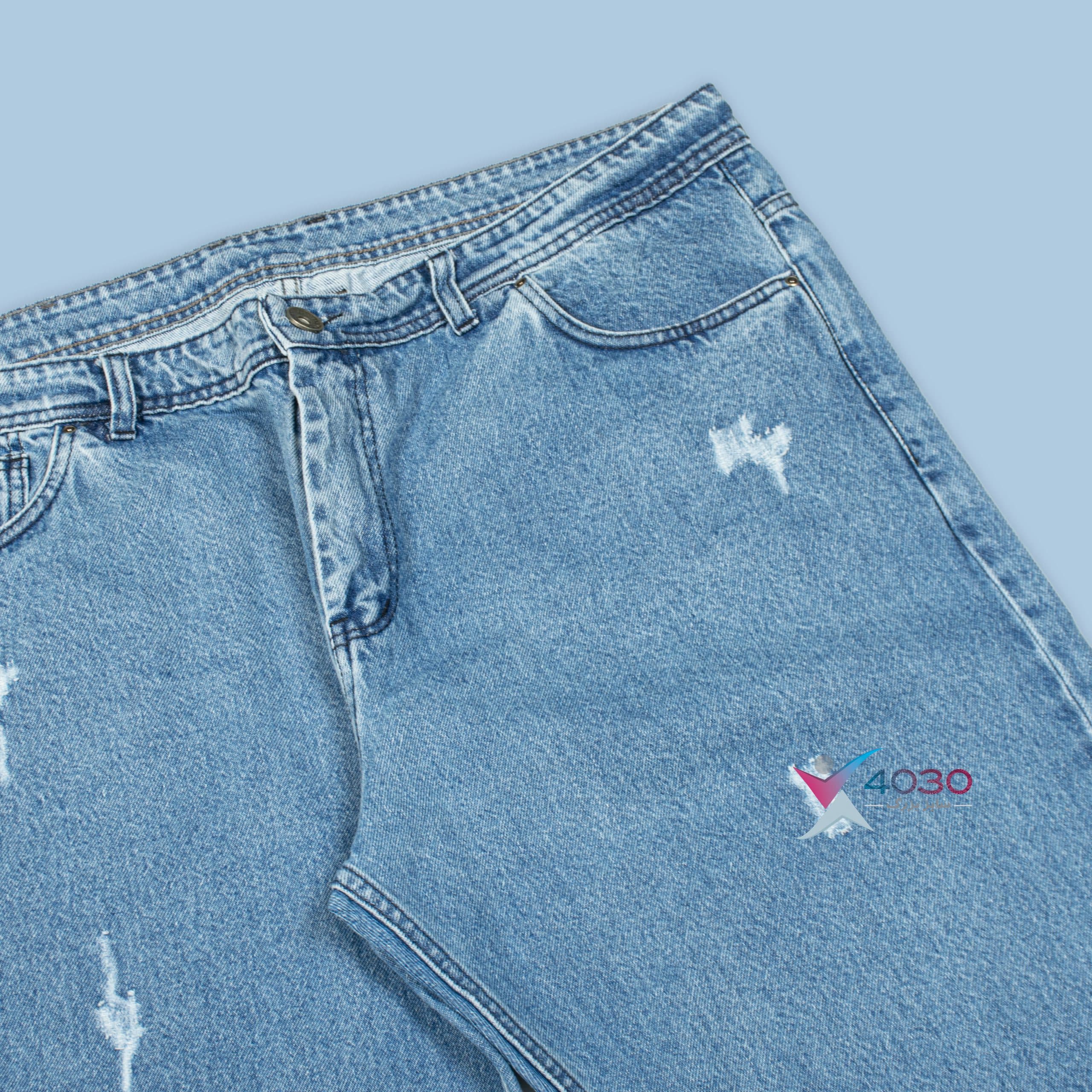 شلوار جین مام فیت زاپدار ZARA سایزبزرگ ( 4489 ) — تصویر ۵