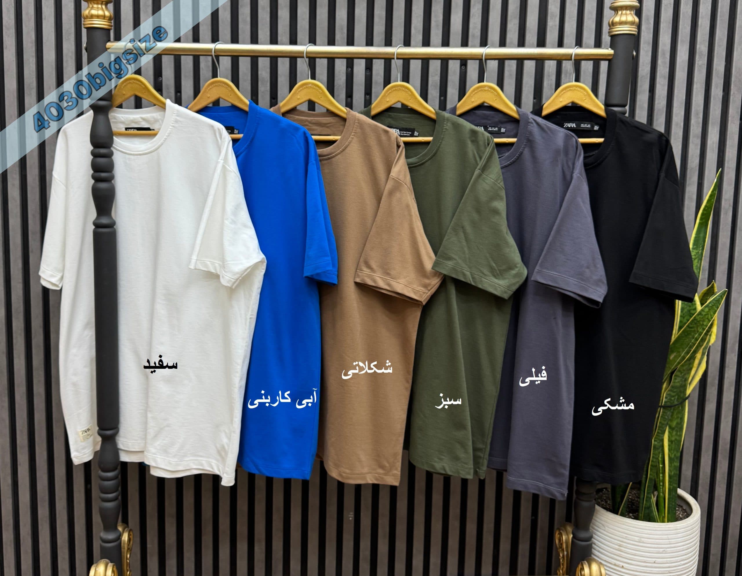 تیشرت بیسیک ZARA سایزبزرگ ( 548 ) — تصویر ۸
