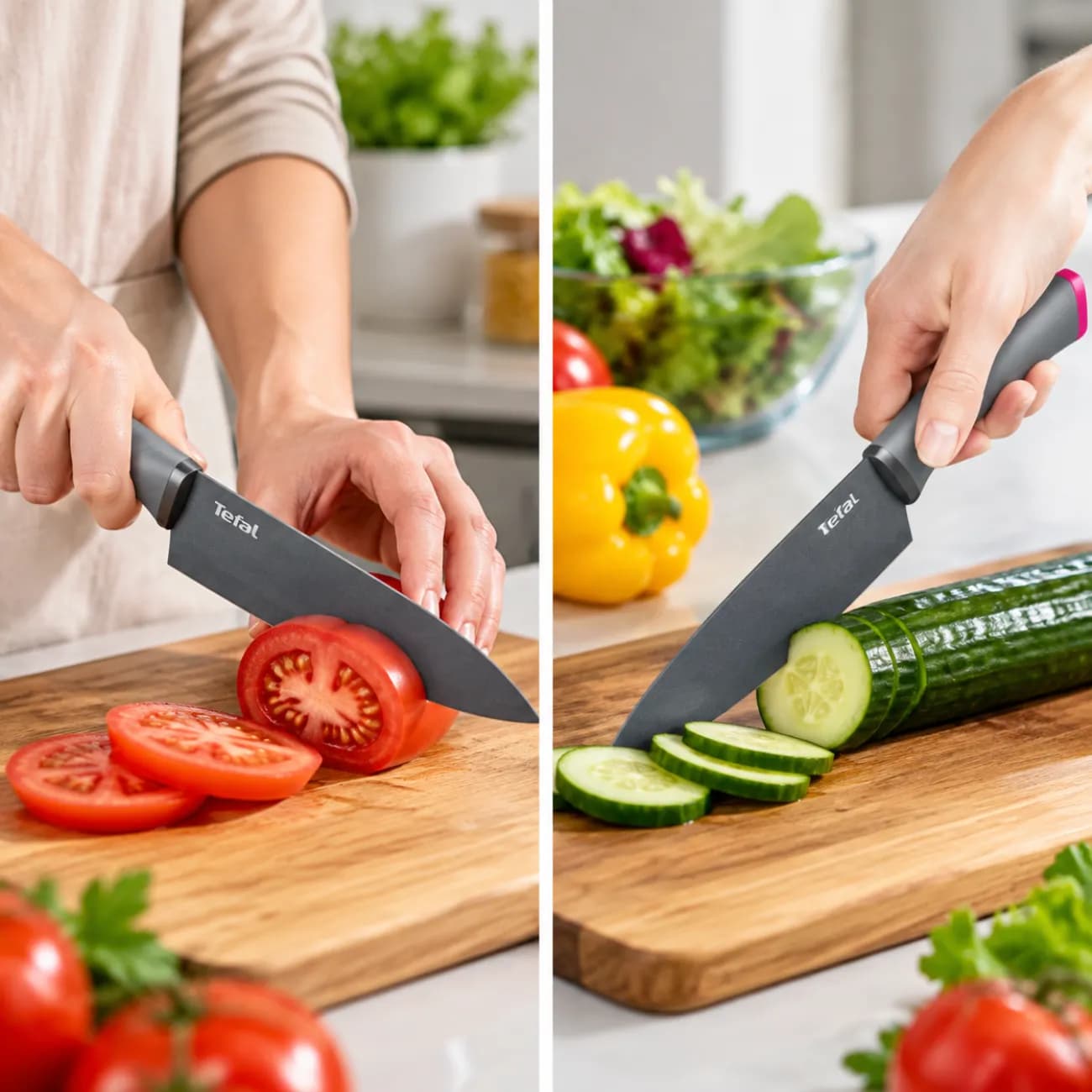 چاقوی سرآشپز تفال Tefal مدل K1220304 با تیغه 15 سانتی متر — تصویر ۷