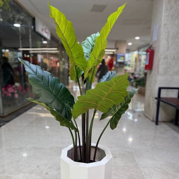 درختچه مصنوعی باباآدم 120 سانت نه برگ