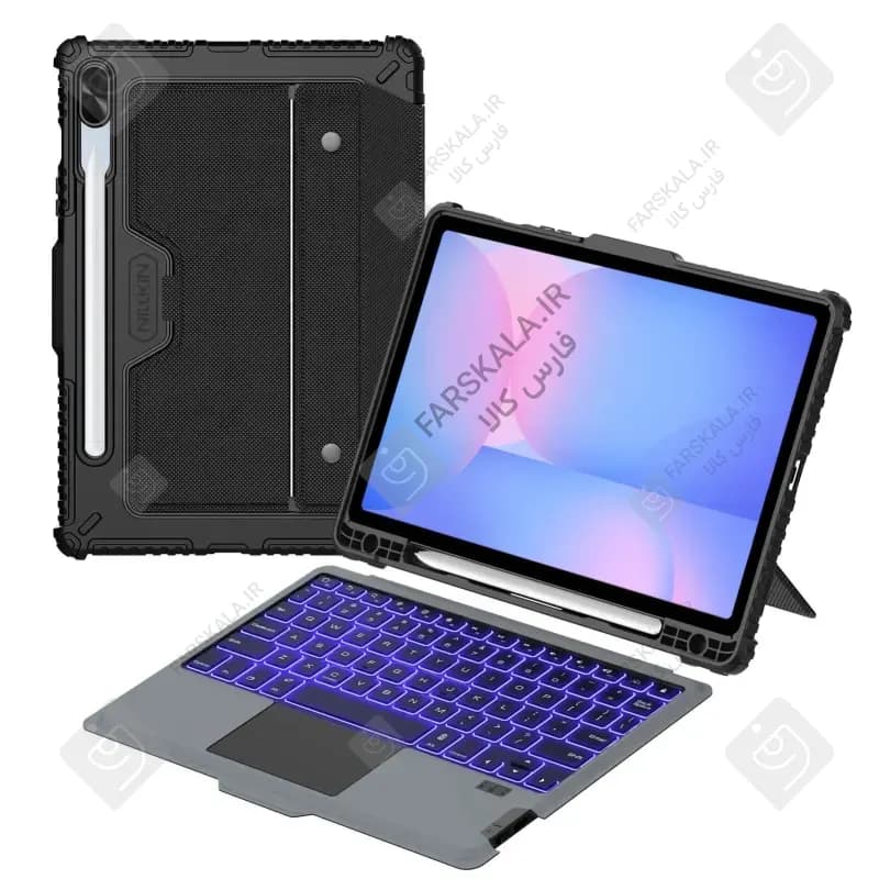 کیف کلاسوری نیلکین با کیبورد بلوتوث Bumper Combo تبلت سامسونگ Tab S9