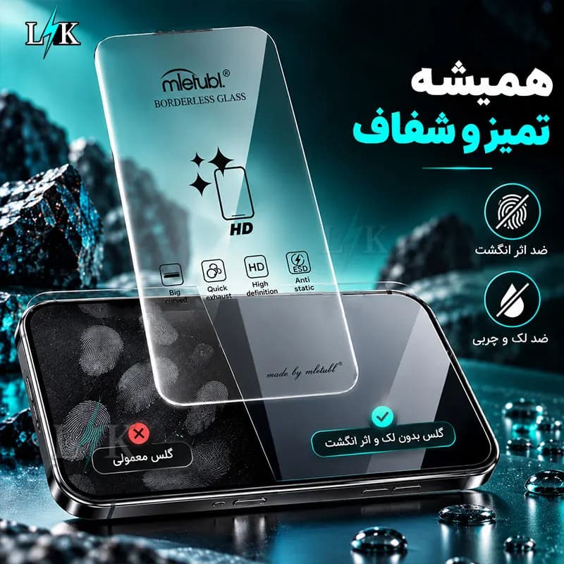 محافظ صفحه نمایش بی حاشیه ال کا جی مدل BLM-LK مناسب برای گوشی موبایل سامسونگ Galaxy A57 — تصویر ۴