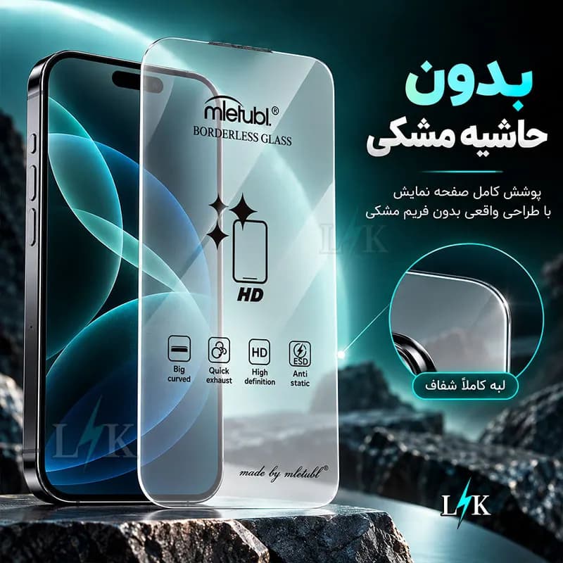 محافظ صفحه نمایش بی حاشیه ال کا جی مدل BLM-LK مناسب برای گوشی موبایل سامسونگ Galaxy A57 — تصویر ۲