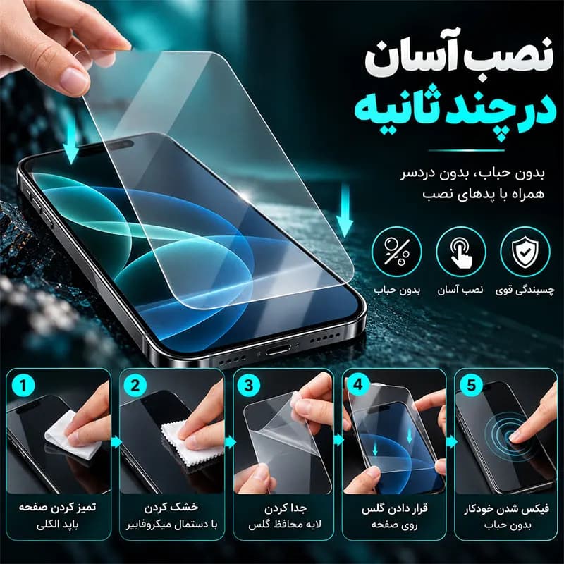 محافظ صفحه نمایش بی حاشیه ال کا جی مدل BiH-LK مناسب برای گوشی موبایل سامسونگ Galaxy A27 — تصویر ۴