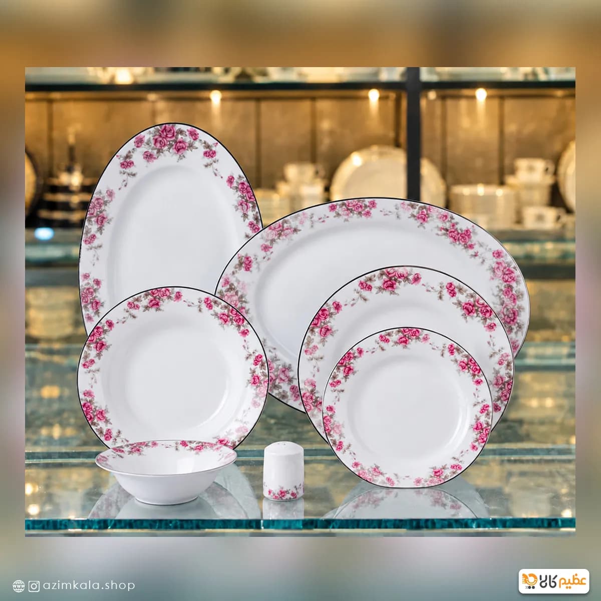سرویس چینی 35 پارچه غذاخوری زرین آران