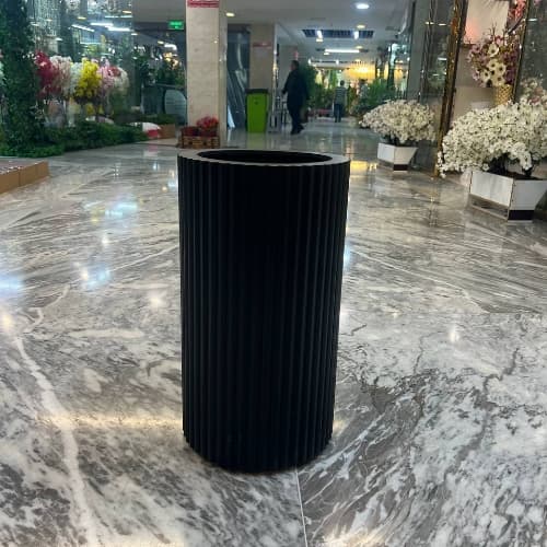 گلدون چوبی الماس سیاه 60 سانت