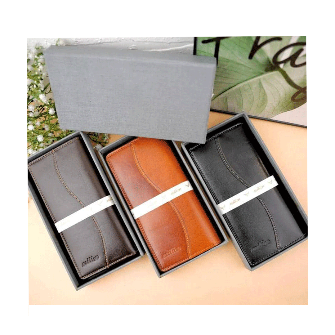 کیف پول کتی چرم طبیعی