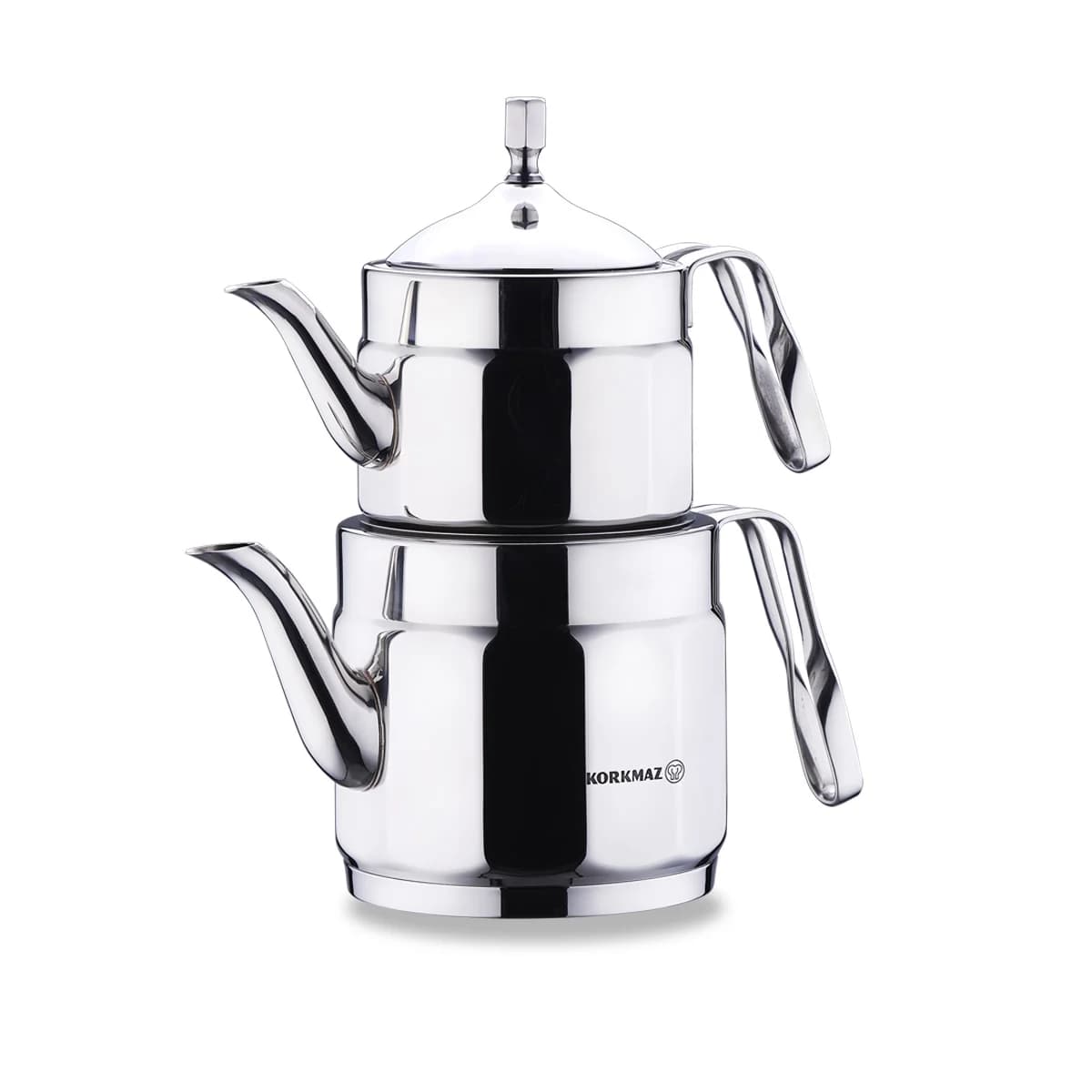 ست کتری و قوری نوستالجیا ماکسی کرکماز 2.2 لیتری A229 ا KORKMAZ Nostaljia Maxi Teapot Set 2.2 lt A