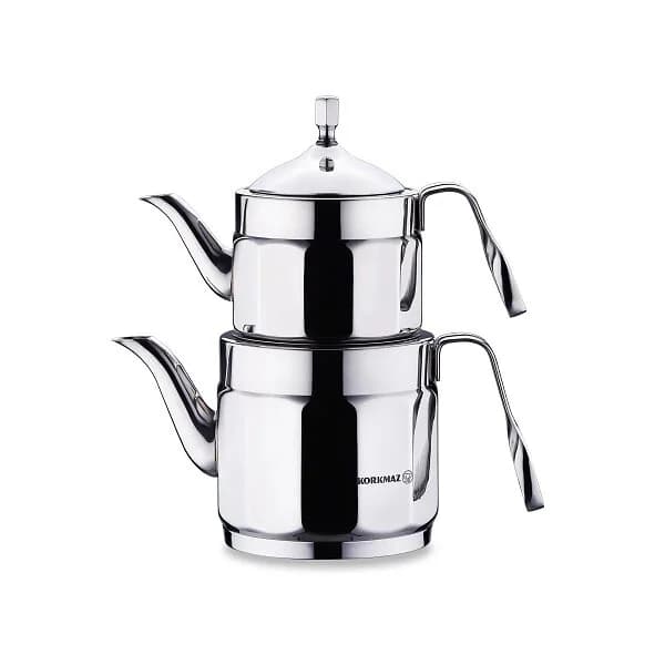 ست کتری و قوری میدی کرکماز نوستالجیا 1.6 لیتری A228 ا KORKMAZ Nostaljia Midi Teapot Set 1.6 lt A228