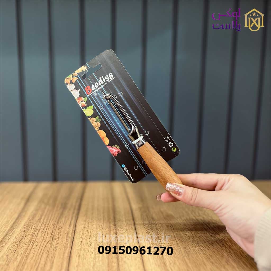پوست کن قلمی دسته چوبی بدیس 7407