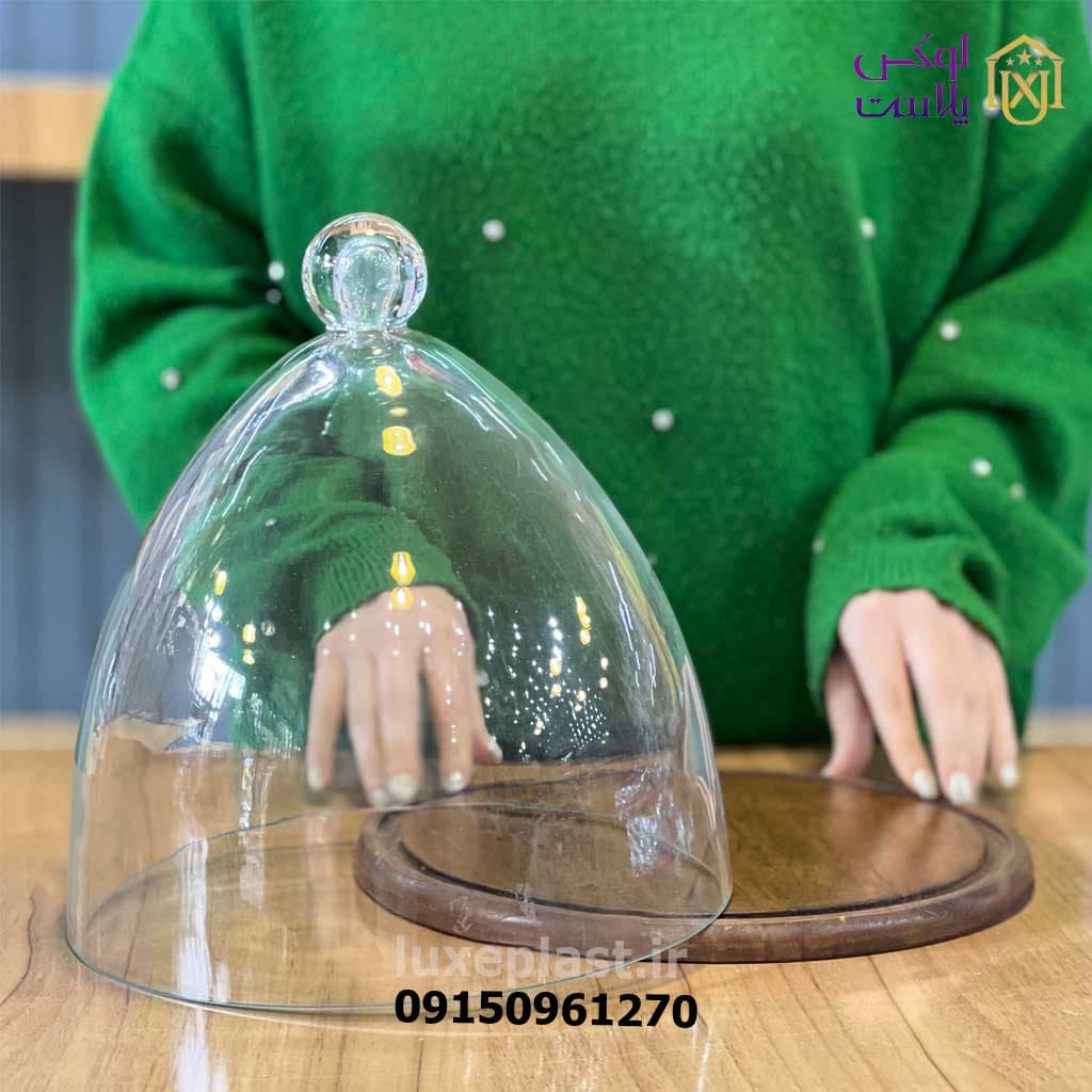 کاپ کیک شیشه ای کف چوب سایز بزرگ ترک — تصویر ۲