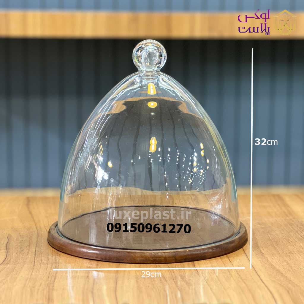 کاپ کیک شیشه ای کف چوب سایز بزرگ ترک — تصویر ۴