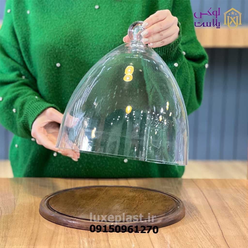 کاپ کیک شیشه ای کف چوب سایز بزرگ ترک — تصویر ۳
