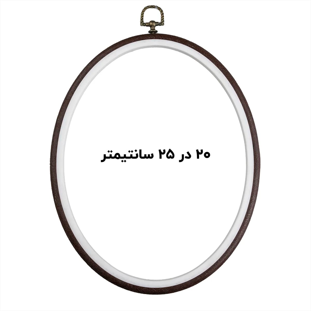 کارگاه ژله ای بیضی آویزدار قهوه ای — تصویر ۲