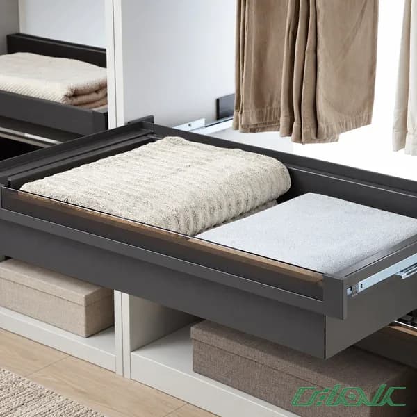 طبقه کشویی فلزی ریلی فرانت شیشه یا چوب یونی هوپر مدل WS4142S — تصویر ۷
