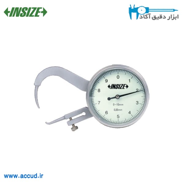ضخامت سنج جیبی ساعتی INSIZE (با گارانتی رسمی شرکت اینسایز) مدل 2866-10